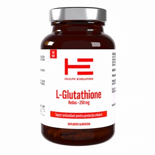 Reduced L-Glutathione, 250 mg, 60 capsules, Health Evolution