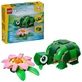 Turtle with a Water Lily, Ages 7+, 31377, 124 pieces, Lego Creator 3-in-1