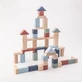 Juguete de madera, juego de 50 bloques de construcción, a partir de 18 meses, Cubika