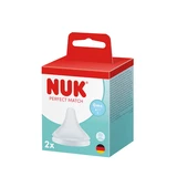 Juego de tetinas de silicona Perfect Match, flujo S, a partir de 0 meses, 2 unidades, Nuk