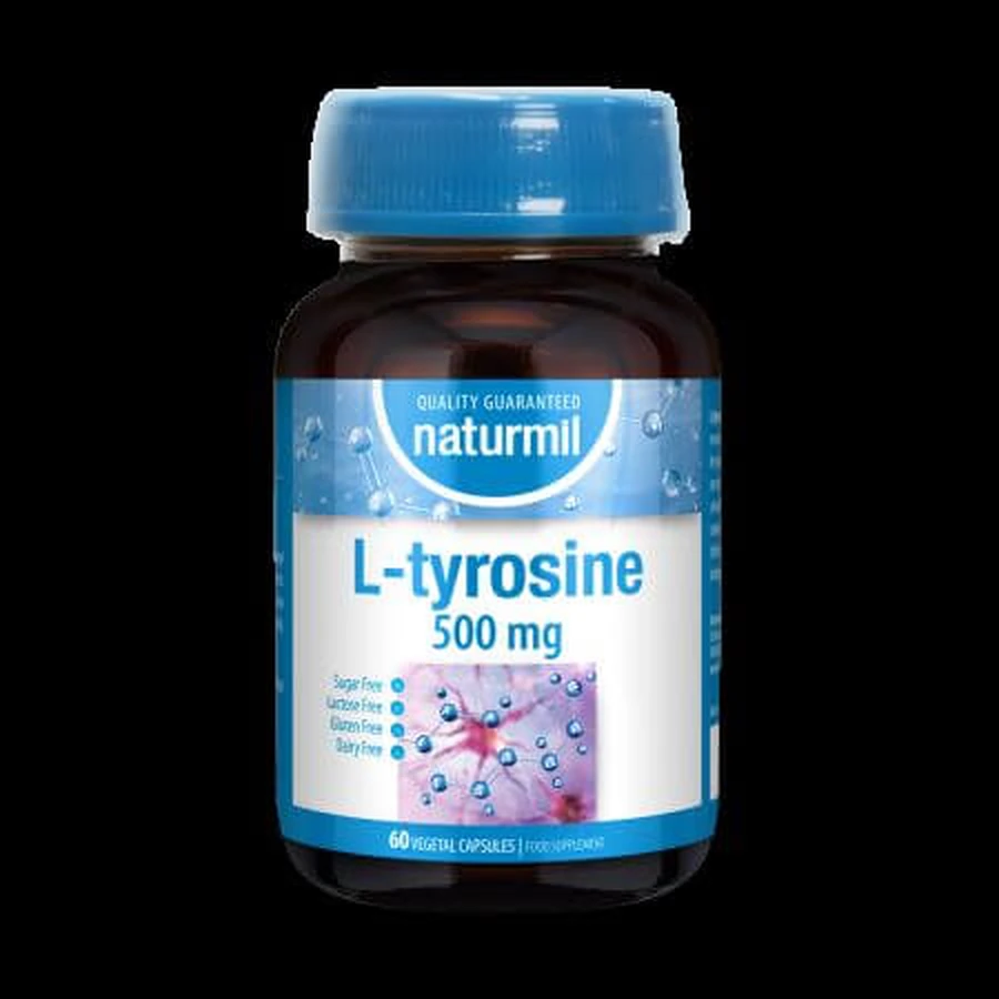 L-Tyrosine, 500 mg, 60 capsules, Dietmed