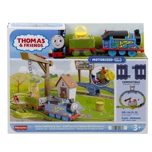 Thomas the Motorized Locomotive Delivers the Paint Play Set, Ages 3+, Thomas & Friends