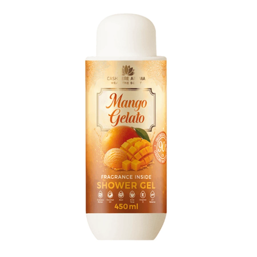 Douchegel, Mango Gelato, 450 ml, kasjmiergeur