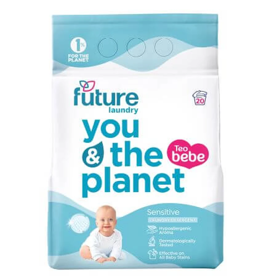 Waspoeder voor de was van baby’s met een gevoelige huid, 1,5 kg, Future