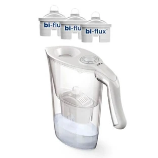 Carafe filtrante Norma, 2,3 litres + 3 cartouches filtrantes, Laica