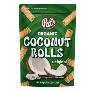 Biologische broodjes, kokos, 100 g, Pat's