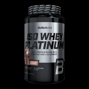 Proteína en polvo Iso Whey Platinum, chocolate, 908 g, BioTechUSA