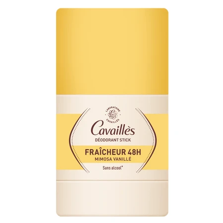 48-Hour Deodorant Stick, Mimosa and Vanilla, 50 ml, Roge Cavailles