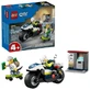 Polizeiverfolgungsjagd mit Motorrädern, ab 4 Jahren, 60455, 65 Teile, Lego City