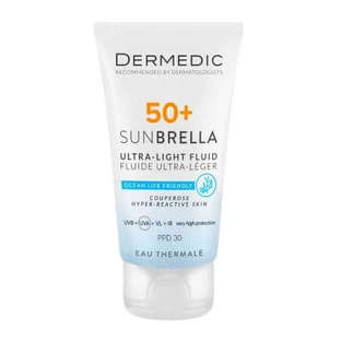 SunBrella SPF 50+ Fluid für zu Couperose neigende und hyperreaktive Haut, 40 ml, Dermedic