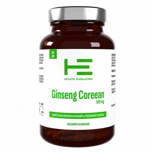 Ginseng coreano 500 mg, 60 cápsulas, Health Evolution