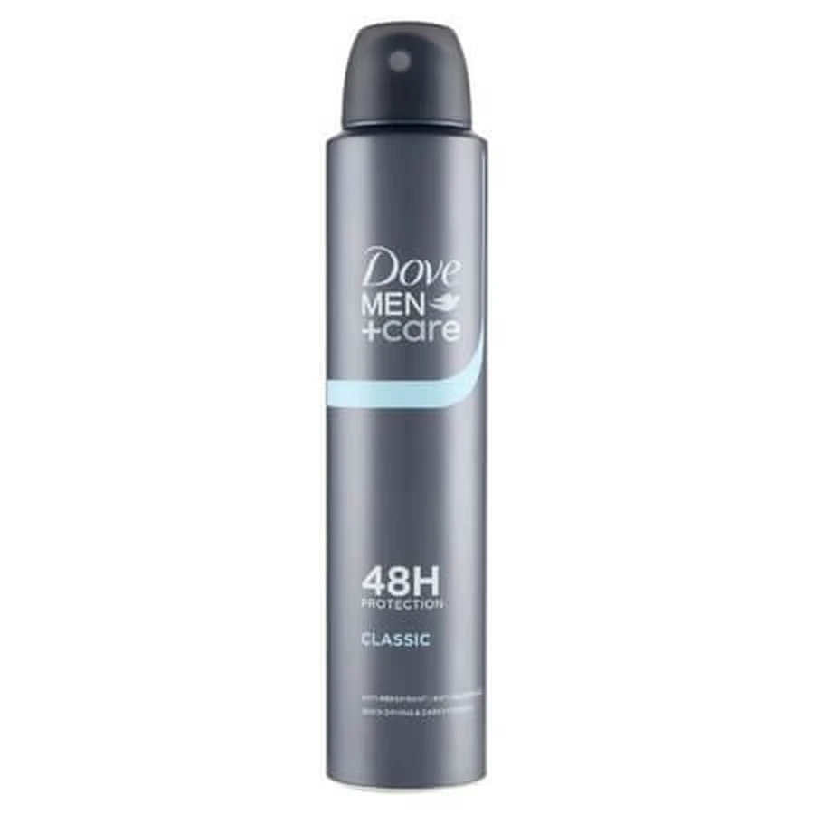 Déodorant en spray pour homme Deo Men +Care Classic, 200 ml, Dove