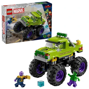 Hulk in an Off-Road Vehicle vs. Thanos (Marvel), Ages 7+, 76312, 229 pieces, Lego
