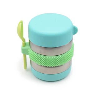 Thermos avec cuillère pour aliments, bleu, à partir de 3 ans, 300 ml, Melii