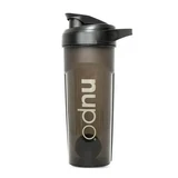 Botella con agitador, negra, 600 ml, Nupo