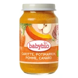 Puree van wortel, pompoen, appel en eendenvlees, 200 g, Babybio