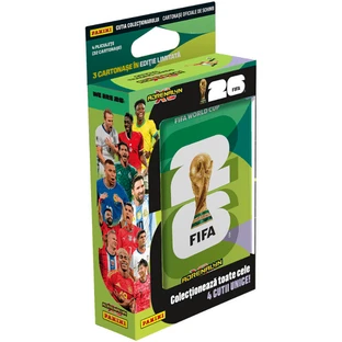 Caja metálica con 32 paquetes + 3 paquetes de edición limitada, Adrenalyn XL de la Copa Mundial de la FIFA 2026, Panini