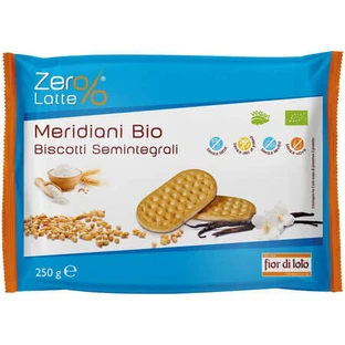 Meridiani Bio-Vegan-Vollkornkekse, 250 g, Fior Di Loto