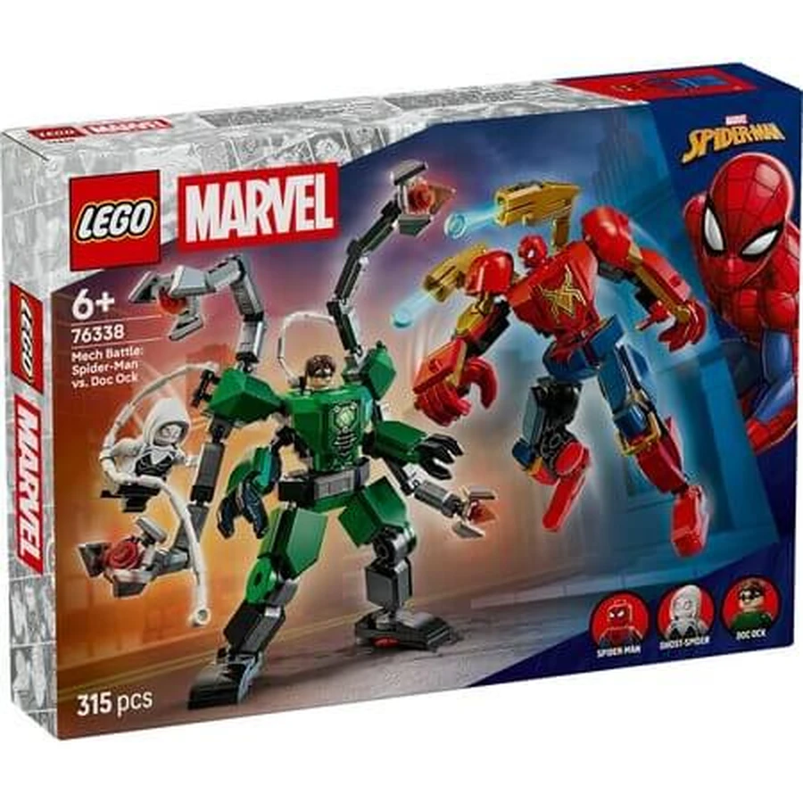 Spider-Man contre Doc Ock, La bataille des robots, à partir de 6 ans, 76338, LEGO Marvel