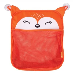 Rangement pour jouets de bain avec poche en filet et ventouses, renard, Dreambaby