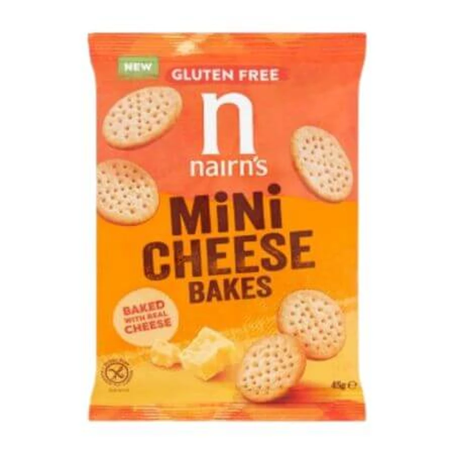 Gluten-Free Mini Cheese Crackers, 45 g, Nairn's