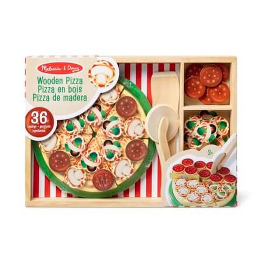 Holzspielset „Pizza-Party“, ab 3 Jahren, 6074863, Melissa & Doug