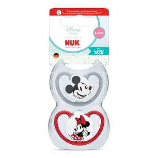 Lot de tétines « Perfect Match Air », Mickey/Minnie, 6 à 18 mois, lot de 2, Nuk