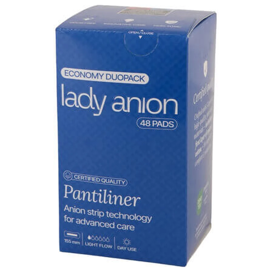 Duo-Packung „Wingless“ Tagesbinden, 48 Stück, Lady Anion