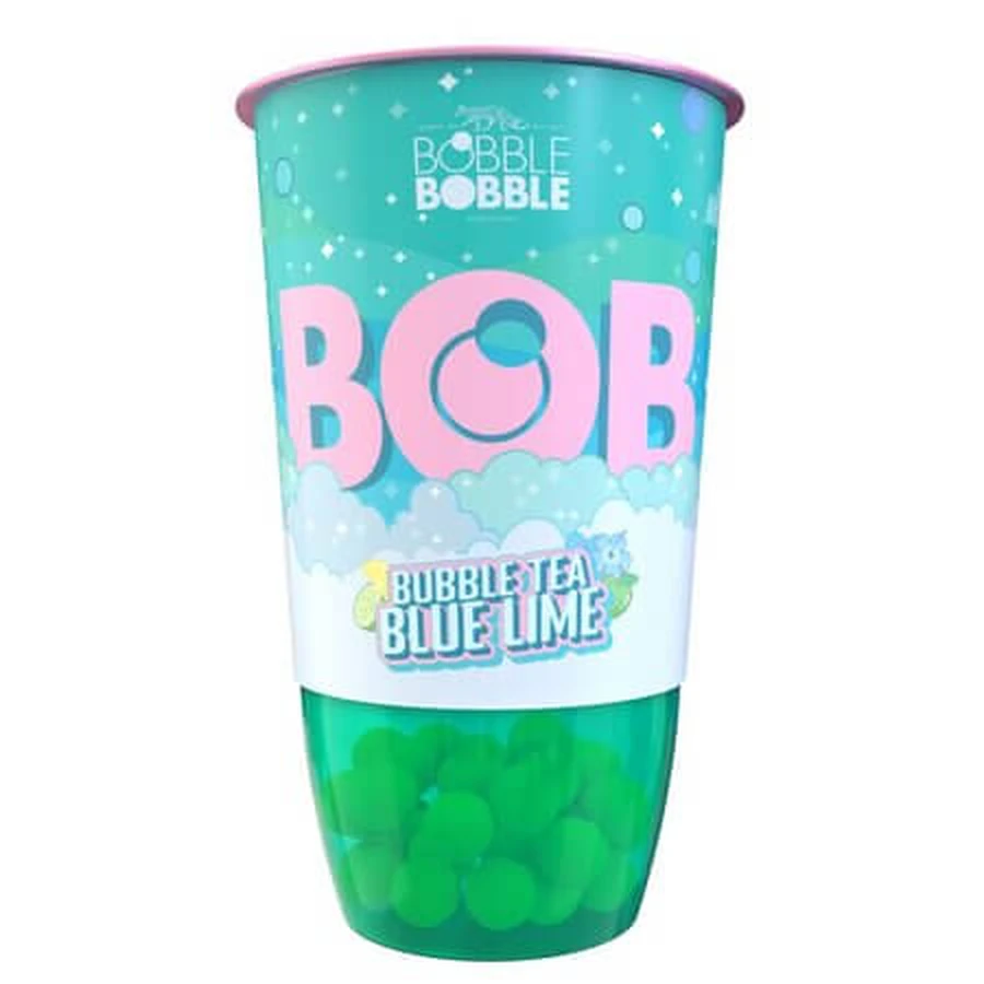 Getränk auf Basis von blauem Limetten-Tee, 360 ml, BOB Bubble Tea