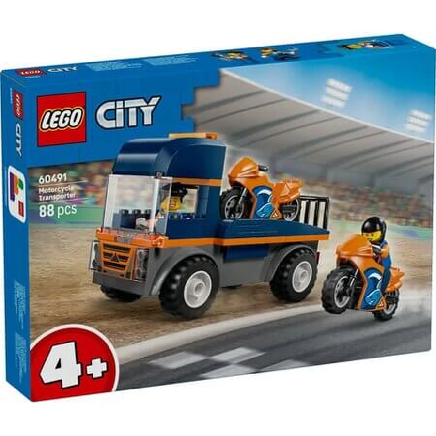 Camion de transport de motos, à partir de 4 ans, 60491, Lego City