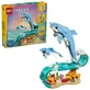 Animales marinos, delfines impresionantes, a partir de 9 años, 31385, 542 piezas, Lego Creator 3 en 1
