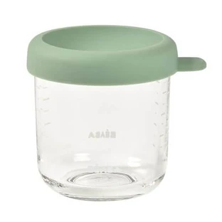 Luftdichter Glasbehälter, Salbeigrün, 250 ml, Beaba