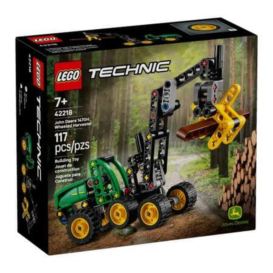 John Deere-boomzaag- en stapelmachine, vanaf 7 jaar, 42218, Lego Technic