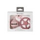 Set de chupetes ultraligeros de 0 a 6 meses + portachupetes + anillo de dentición a partir de los 3 meses, rosa, Tommee Tippee