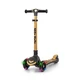 Boogie Foldable Scooter with Light-Up Wheels, Gold, Ages 3+, Milly Mally