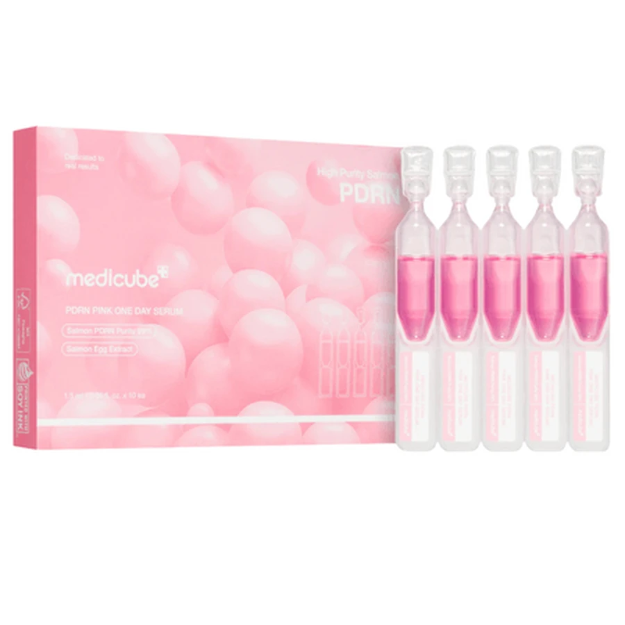 Pink One Day PDRN Facial Serum, 1.5 ml x 10 vials, Medicube