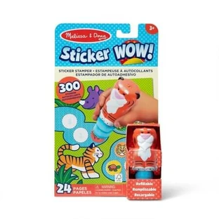 Coffret de jeu avec autocollants et tampon, Tigre, à partir de 3 ans, Melissa and Doug