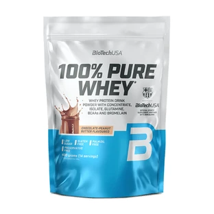 Boisson protéinée 100 % pur lactosérum, chocolat-beurre de cacahuète, 400 g, BioTechUSA