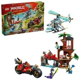 Combat dans la cabane avec des véhicules ninja, à partir de 7 ans, 71857, 642 pièces, Lego Ninjago