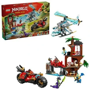 Batalla en la casa del árbol con vehículos ninja, a partir de 7 años, 71857, 642 piezas, Lego Ninjago