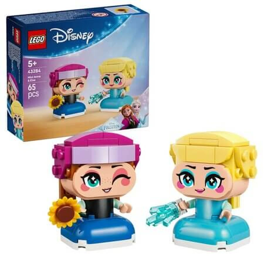Mini-prinsesjes Anna en Elsa, vanaf 5 jaar, 43284, 65 onderdelen, Lego Disney