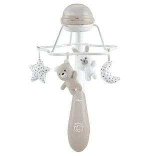 Carrusel musical 3 en 1 con proyector, beige, arcoíris, a partir de 0 meses, Chicco