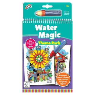 Water Magic Reusable Water Coloring Book, Amusement Park, Ages 3+, Galt