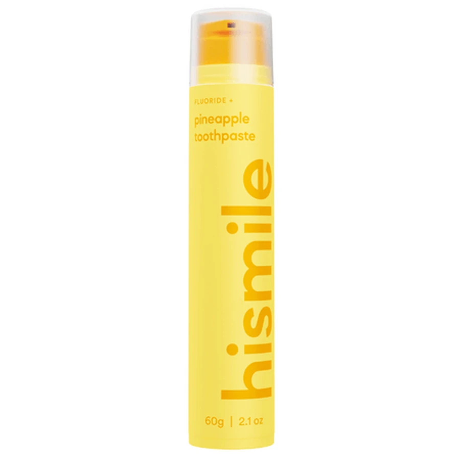 Dentifrice au fluor, saveur ananas, 60 g, Hismile