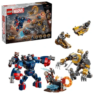 Die Avengers: Thor gegen die Chitauri – Endgame, Marvel, ab 8 Jahren, 76322, 373 Teile, Lego