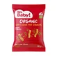 Biologische haver- en maïspuffs met tomatensmaak, vanaf 12 maanden, 35 g, Hey Baby