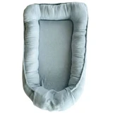 Babynest aus Musselin mit 2 Seiten, Babyblau, ab 0 Monaten, Twindeco