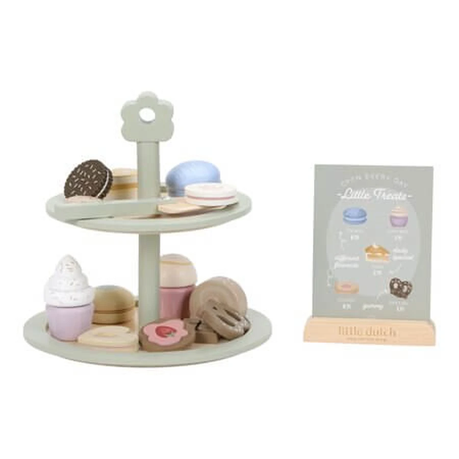 FSC-Certified Wooden Cookie Stand, Ages 3+, Little Dutch