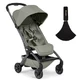 Conjunto de cochecito Joolz Aer2 en verde salvia + portabebés Wildride