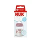 First Choice temperaturgeregelte Flasche mit S-Flow-Silikonsauger, ab 0 Monaten, 150 ml, Nuk